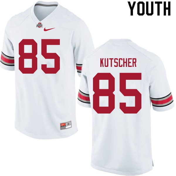 Ohio State Buckeyes #85 Austin Kutscher Youth Alumni Jersey White OSU70830